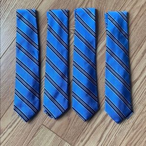 4 NWT Brooks Brothers matching ties